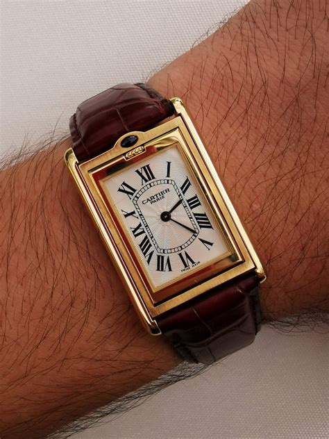 reverse cartier|cartier tank basculante review.